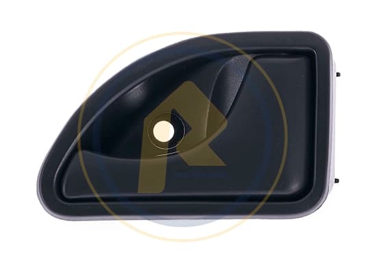 Poignée extérieure de porte avant gauche en plastique noir — image 1