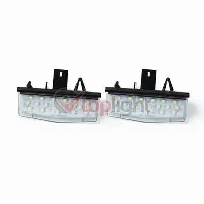 Feu éclaireur de plaque LED 18 LEDs 6000K